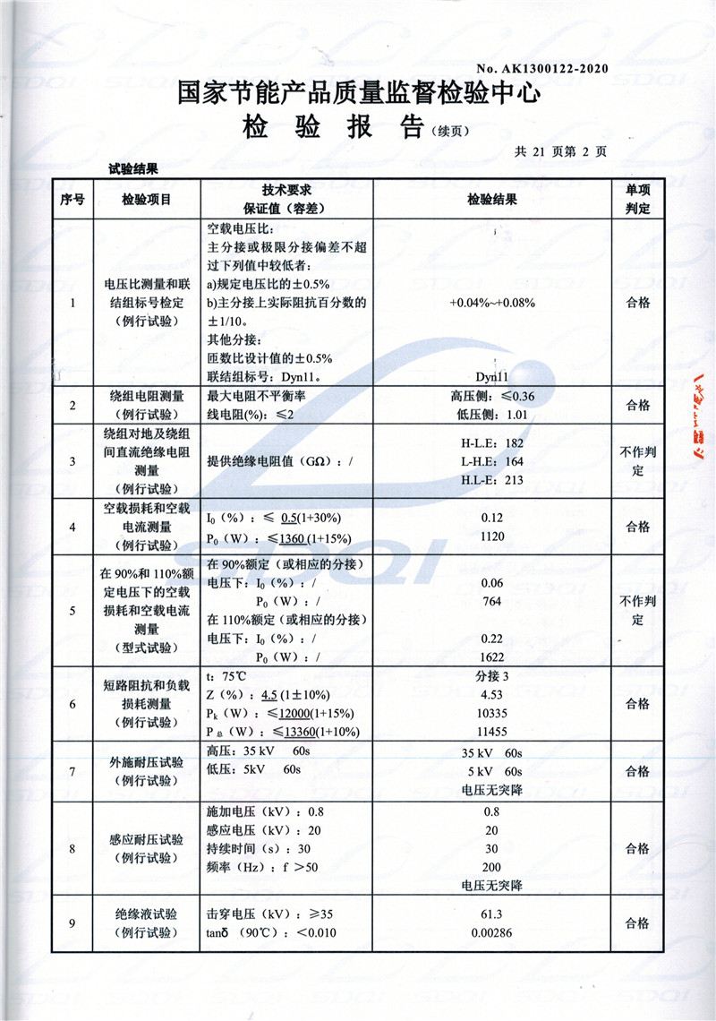 高低压试验报告-S11-1250祁门祁门祁门油浸式变压器-2.jpg